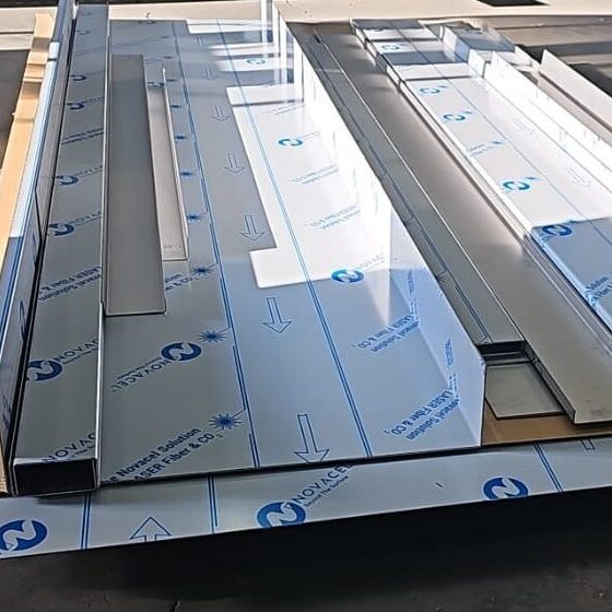 Gereed gezette profielen, verpakt en klaar voor levering